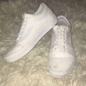 Vans White Old Skool Shoes